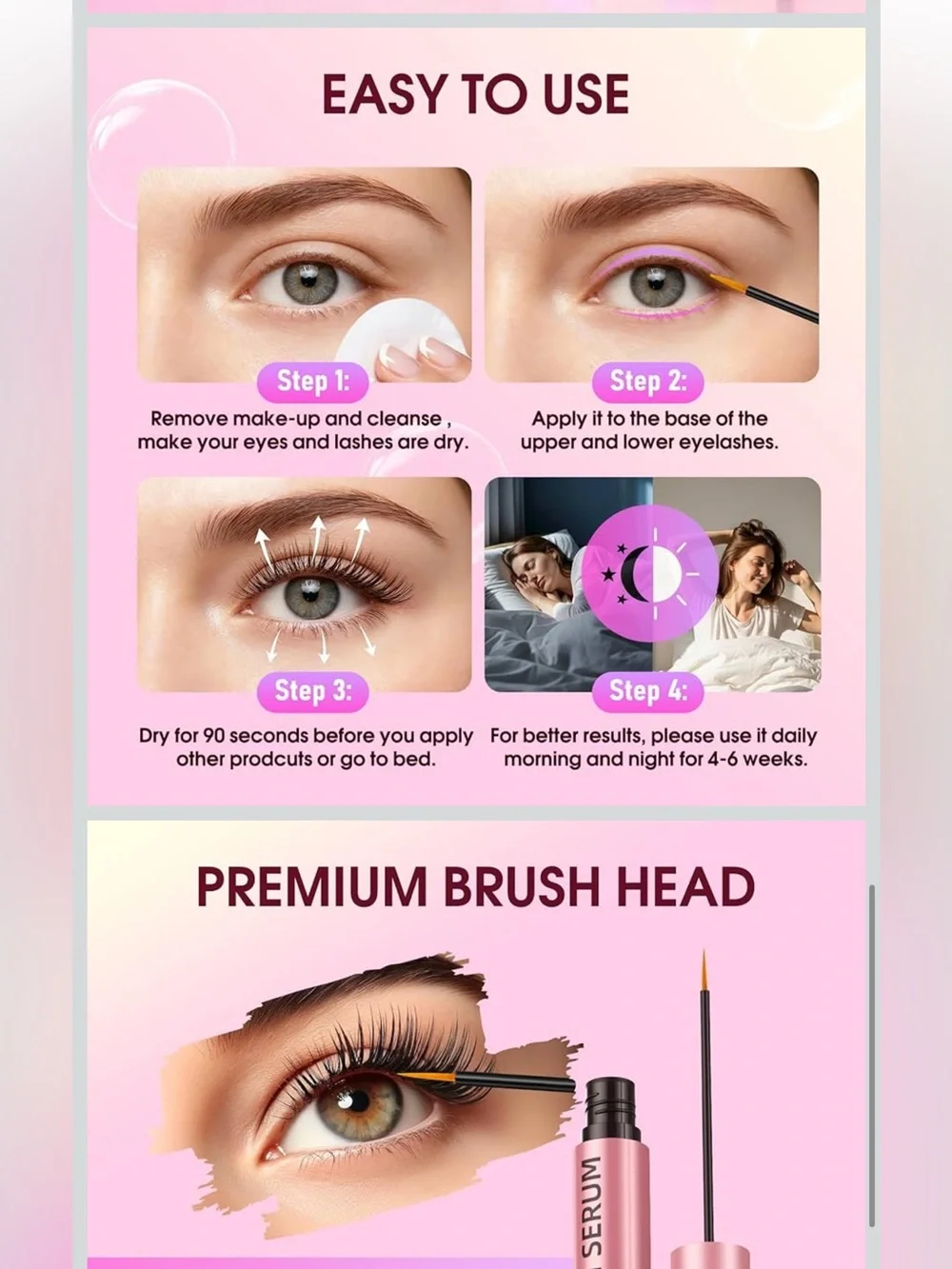 lash serum for eyelash growth